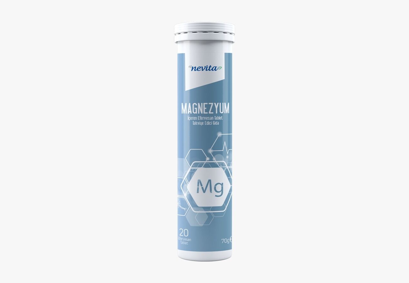 Magnezyum Sitrat Efervesan 20 Tablet